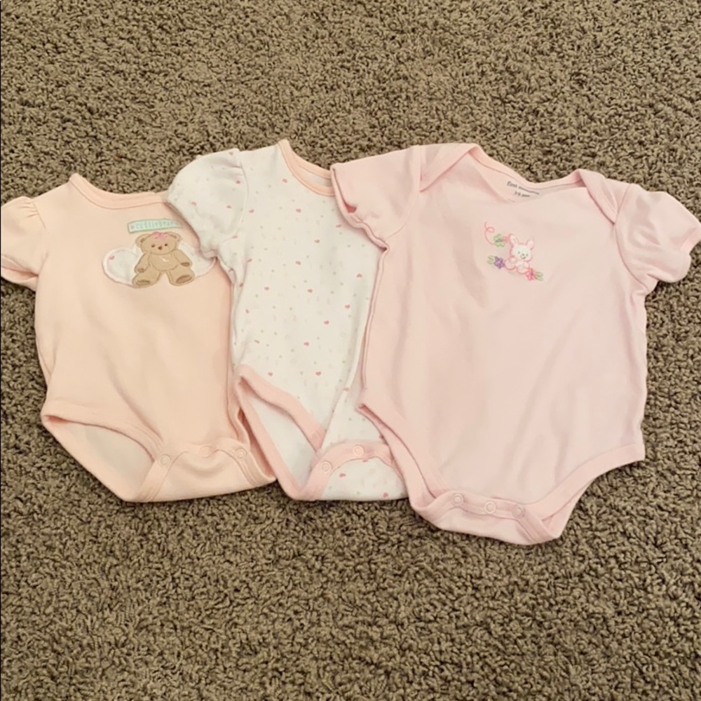 3 3/6 months onesies